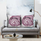 Personalized Manly Warringah Sea Eagles Pillow Cover Polynesian Tribal Chest and Sleeve Tattoo