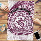 Personalized Manly Warringah Sea Eagles Puzzle Polynesian Tribal Chest and Sleeve Tattoo