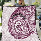 Personalized Manly Warringah Sea Eagles Quilt Polynesian Tribal Chest and Sleeve Tattoo