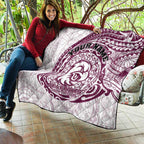 Personalized Manly Warringah Sea Eagles Quilt Polynesian Tribal Chest and Sleeve Tattoo