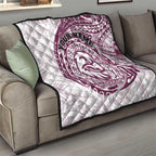 Personalized Manly Warringah Sea Eagles Quilt Polynesian Tribal Chest and Sleeve Tattoo