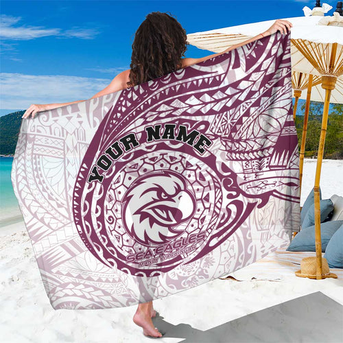 Personalized Manly Warringah Sea Eagles Sarong Polynesian Tribal Chest and Sleeve Tattoo