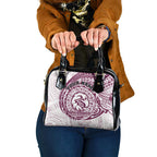 Personalized Manly Warringah Sea Eagles Shoulder Handbag Polynesian Tribal Chest and Sleeve Tattoo