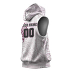 Personalized Manly Warringah Sea Eagles Sleeveless Hoodie Polynesian Tribal Chest and Sleeve Tattoo