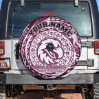 Personalized Manly Warringah Sea Eagles Spare Tire Cover Polynesian Tribal Chest and Sleeve Tattoo