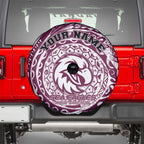 Personalized Manly Warringah Sea Eagles Spare Tire Cover Polynesian Tribal Chest and Sleeve Tattoo