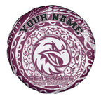 Personalized Manly Warringah Sea Eagles Spare Tire Cover Polynesian Tribal Chest and Sleeve Tattoo