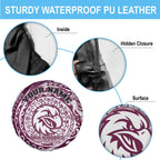 Personalized Manly Warringah Sea Eagles Spare Tire Cover Polynesian Tribal Chest and Sleeve Tattoo
