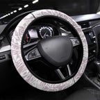 Manly Warringah Sea Eagles Steering Wheel Cover Polynesian Tribal Chest and Sleeve Tattoo