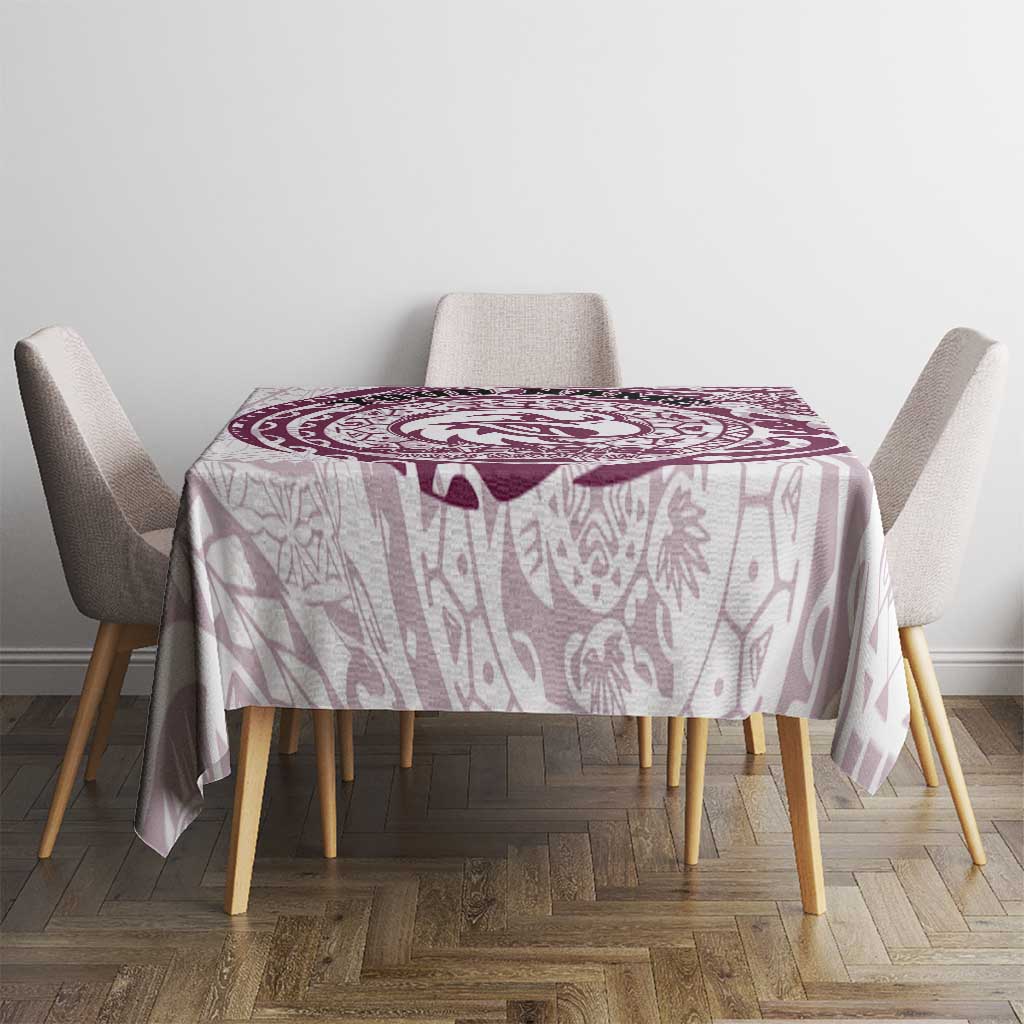 Personalized Manly Warringah Sea Eagles Tablecloth Polynesian Tribal Chest and Sleeve Tattoo