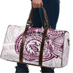 Personalized Manly Warringah Sea Eagles Travel Bag Polynesian Tribal Chest and Sleeve Tattoo