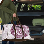 Personalized Manly Warringah Sea Eagles Travel Bag Polynesian Tribal Chest and Sleeve Tattoo