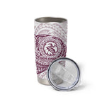 Personalized Manly Warringah Sea Eagles Tumbler Cup Polynesian Tribal Chest and Sleeve Tattoo