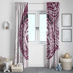 Personalized Manly Warringah Sea Eagles Window Curtain Polynesian Tribal Chest and Sleeve Tattoo