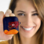 Adelaide Crow Mascot AirPods Case Polynesian Tribal Pattern Bold Island Style