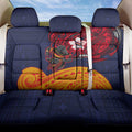 Adelaide Crow Mascot Back Car Seat Cover Polynesian Tribal Pattern Bold Island Style