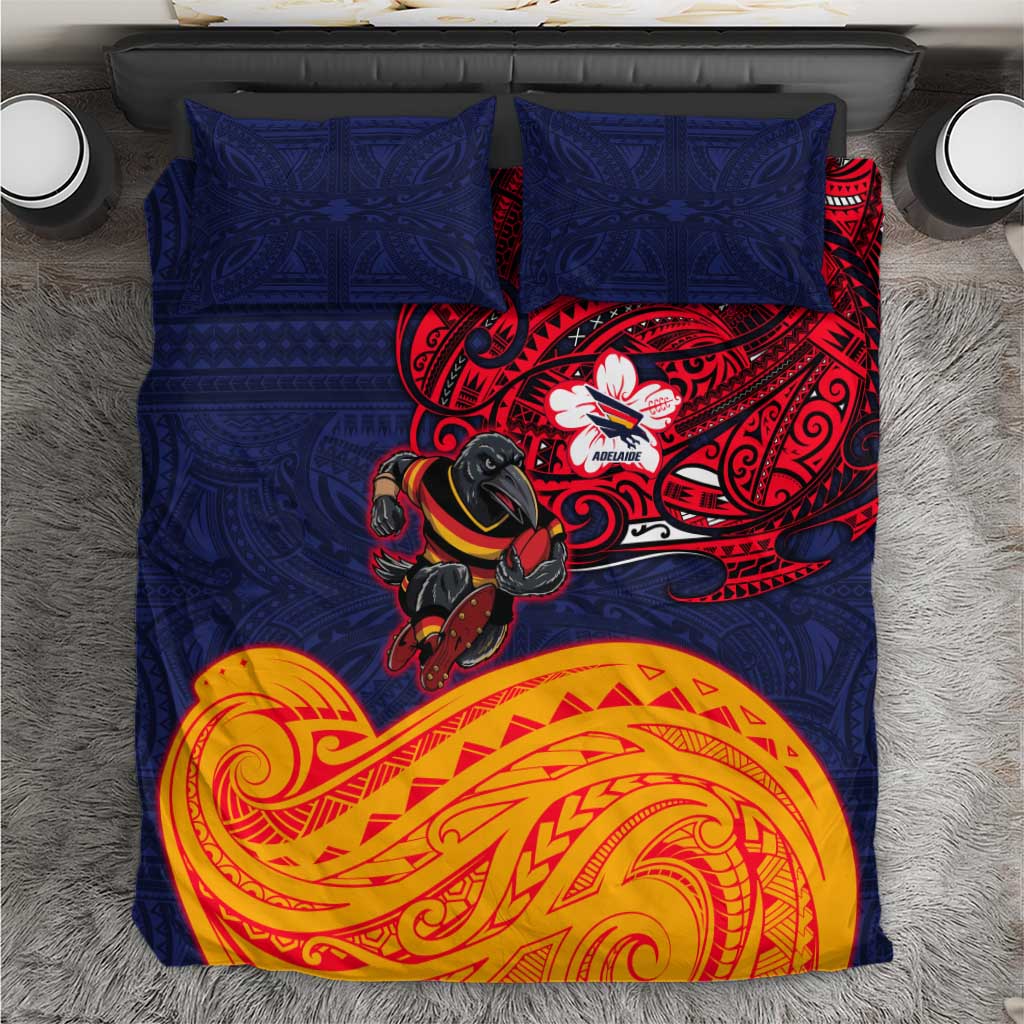 Adelaide Crow Mascot Bedding Set Polynesian Tribal Pattern Bold Island Style