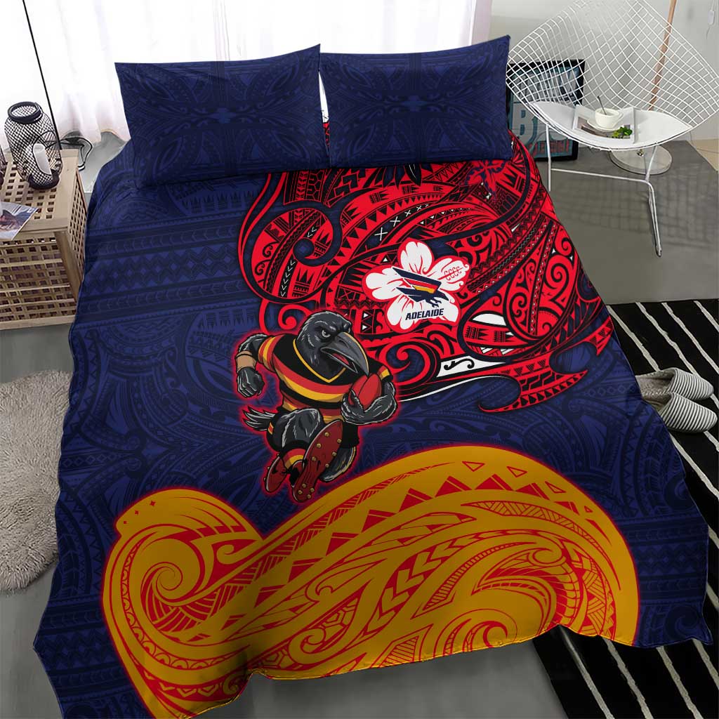 Adelaide Crow Mascot Bedding Set Polynesian Tribal Pattern Bold Island Style