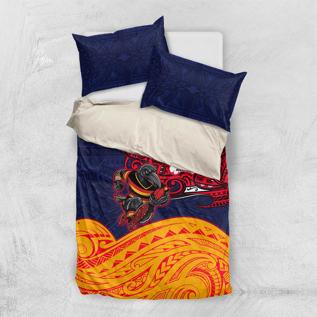 Adelaide Crow Mascot Bedding Set Polynesian Tribal Pattern Bold Island Style