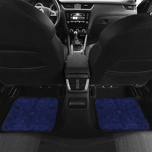 Adelaide Crow Mascot Car Mats Polynesian Tribal Pattern Bold Island Style