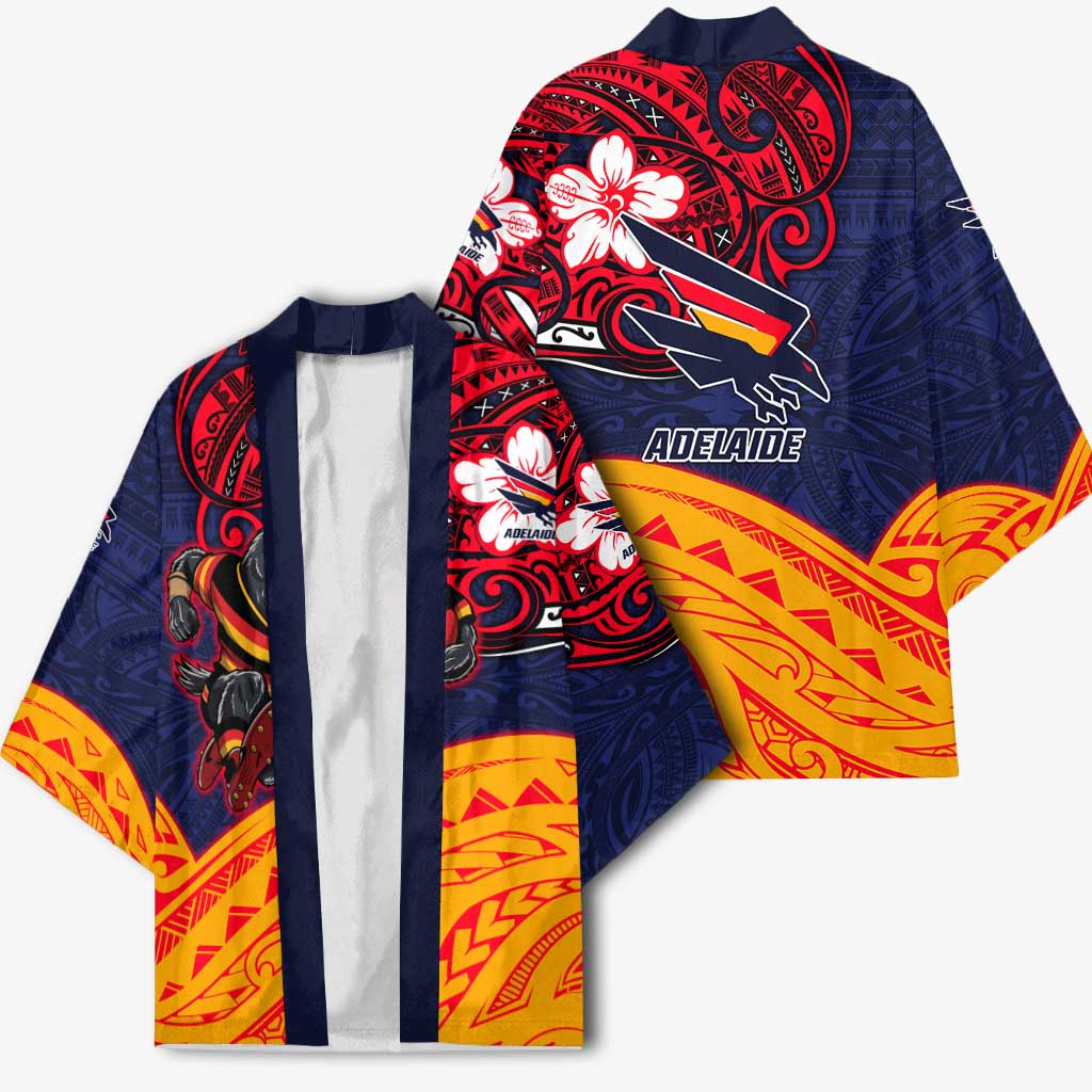 Adelaide Crow Mascot Kimono Polynesian Tribal Pattern Bold Island Style