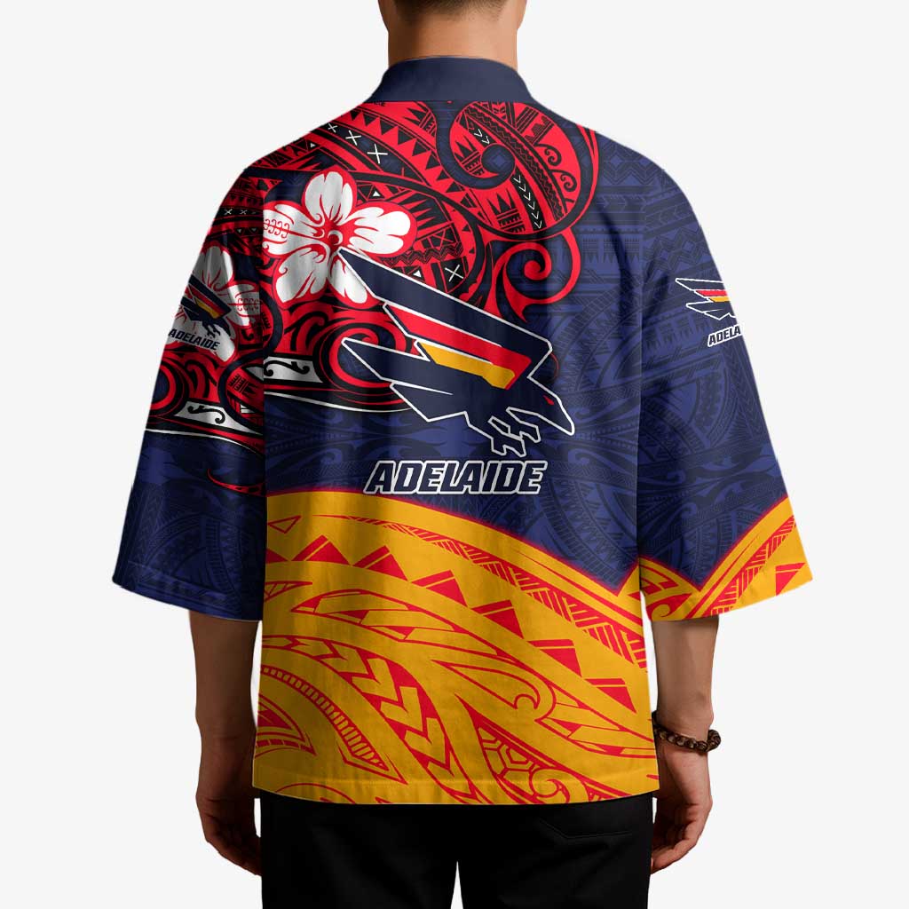Adelaide Crow Mascot Kimono Polynesian Tribal Pattern Bold Island Style