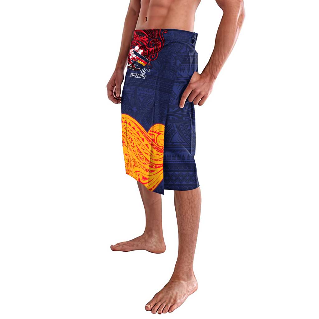 Adelaide Crow Mascot Lavalava Polynesian Tribal Pattern Bold Island Style