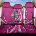 Sydney Sixers Back Car Seat Cover Aboriginal Dot Art Pink White - Tribal Wave Pattern