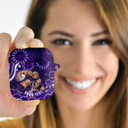 Personalized Fremantle Dockers Rugby AirPods Case Aboriginal Dot Art - Dreamtime Football Mascot