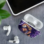 Personalized Fremantle Dockers Rugby AirPods Case Aboriginal Dot Art - Dreamtime Football Mascot