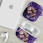 Personalized Fremantle Dockers Rugby AirPods Case Aboriginal Dot Art - Dreamtime Football Mascot