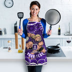 Personalized Fremantle Dockers Rugby Apron Aboriginal Dot Art - Dreamtime Football Mascot