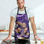 Personalized Fremantle Dockers Rugby Apron Aboriginal Dot Art - Dreamtime Football Mascot