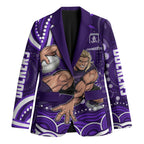 Personalized Fremantle Dockers Rugby Blazer Aboriginal Dot Art - Dreamtime Football Mascot