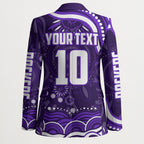 Personalized Fremantle Dockers Rugby Blazer Aboriginal Dot Art - Dreamtime Football Mascot