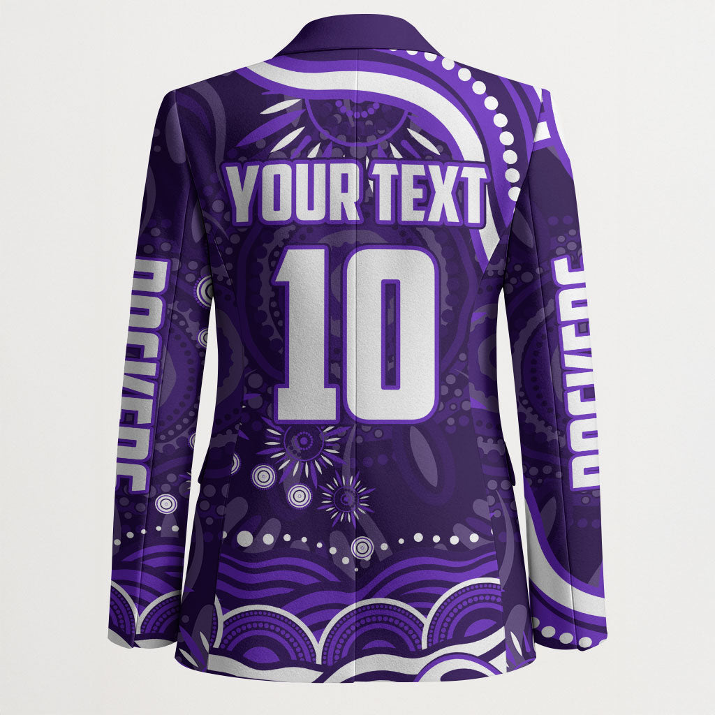 Personalized Fremantle Dockers Rugby Blazer Aboriginal Dot Art - Dreamtime Football Mascot