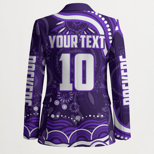 Personalized Fremantle Dockers Rugby Blazer Aboriginal Dot Art - Dreamtime Football Mascot