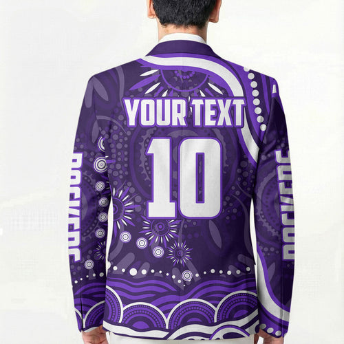 Personalized Fremantle Dockers Rugby Blazer Aboriginal Dot Art - Dreamtime Football Mascot