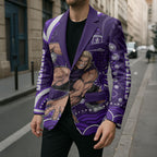 Personalized Fremantle Dockers Rugby Blazer Aboriginal Dot Art - Dreamtime Football Mascot