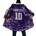 Personalized Fremantle Dockers Rugby Cloak Aboriginal Dot Art - Dreamtime Football Mascot