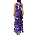 Personalized Fremantle Dockers Rugby Family Matching Tank Maxi Dress and Hawaiian Shirt Aboriginal Dot Art - Dreamtime Football Mascot