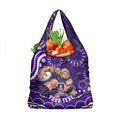 Personalized Fremantle Dockers Rugby Grocery Bag Aboriginal Dot Art - Dreamtime Football Mascot