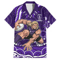 Personalized Fremantle Dockers Rugby Hawaiian Shirt Aboriginal Dot Art - Dreamtime Football Mascot