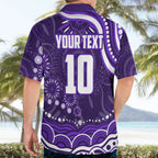 Personalized Fremantle Dockers Rugby Hawaiian Shirt Aboriginal Dot Art - Dreamtime Football Mascot