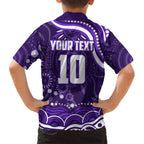 Personalized Fremantle Dockers Rugby Hawaiian Shirt Aboriginal Dot Art - Dreamtime Football Mascot