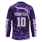 Personalized Fremantle Dockers Rugby Hockey Jersey Aboriginal Dot Art - Dreamtime Football Mascot