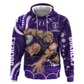 Personalized Fremantle Dockers Rugby Hoodie Aboriginal Dot Art - Dreamtime Football Mascot