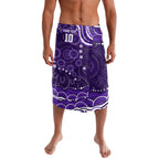 Personalized Fremantle Dockers Rugby Lavalava Aboriginal Dot Art - Dreamtime Football Mascot