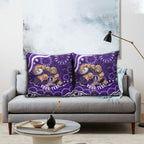 Personalized Fremantle Dockers Rugby Pillow Cover Aboriginal Dot Art - Dreamtime Football Mascot