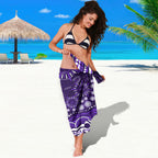 Personalized Fremantle Dockers Rugby Sarong Aboriginal Dot Art - Dreamtime Football Mascot